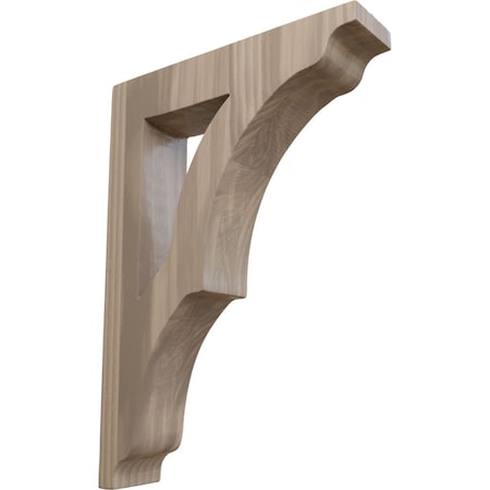 Ekena Millwork 1 3/4"W x 7 1/2"D x 10 1/2"H Medium Avila Wood Bracket, Walnut BKTW01X07X10AVWA